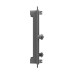 Дверка топочная с шибером ДТ-4БСШ, со стеклом